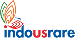 The color logo of IndoUSrare without a tagline.